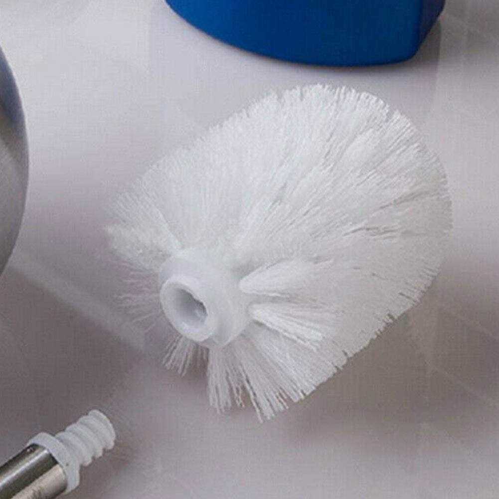 2pcs Toilet Brush Replacement Head Cleaning Tool Suitable For Brush Rods With A Diameter Of 12mm