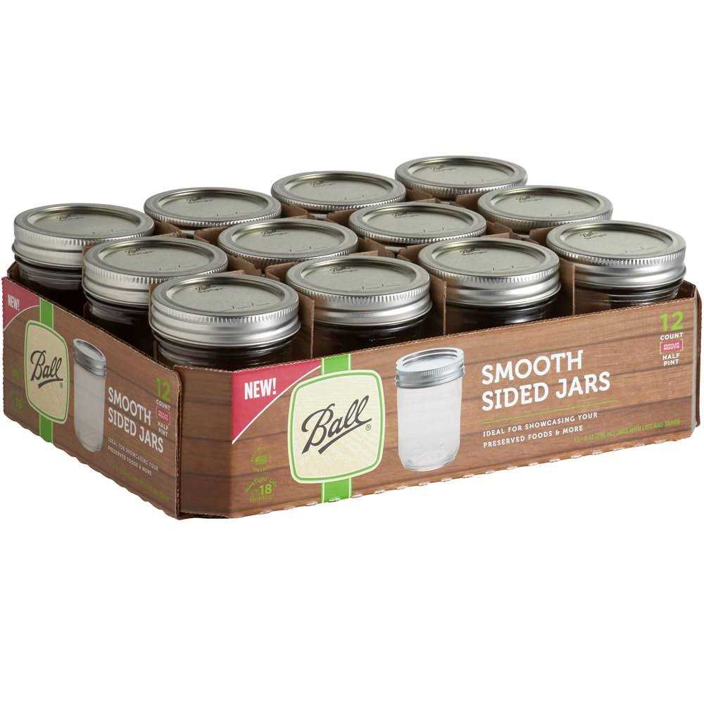 Ball Smooth Sided Regular Mouth Jars