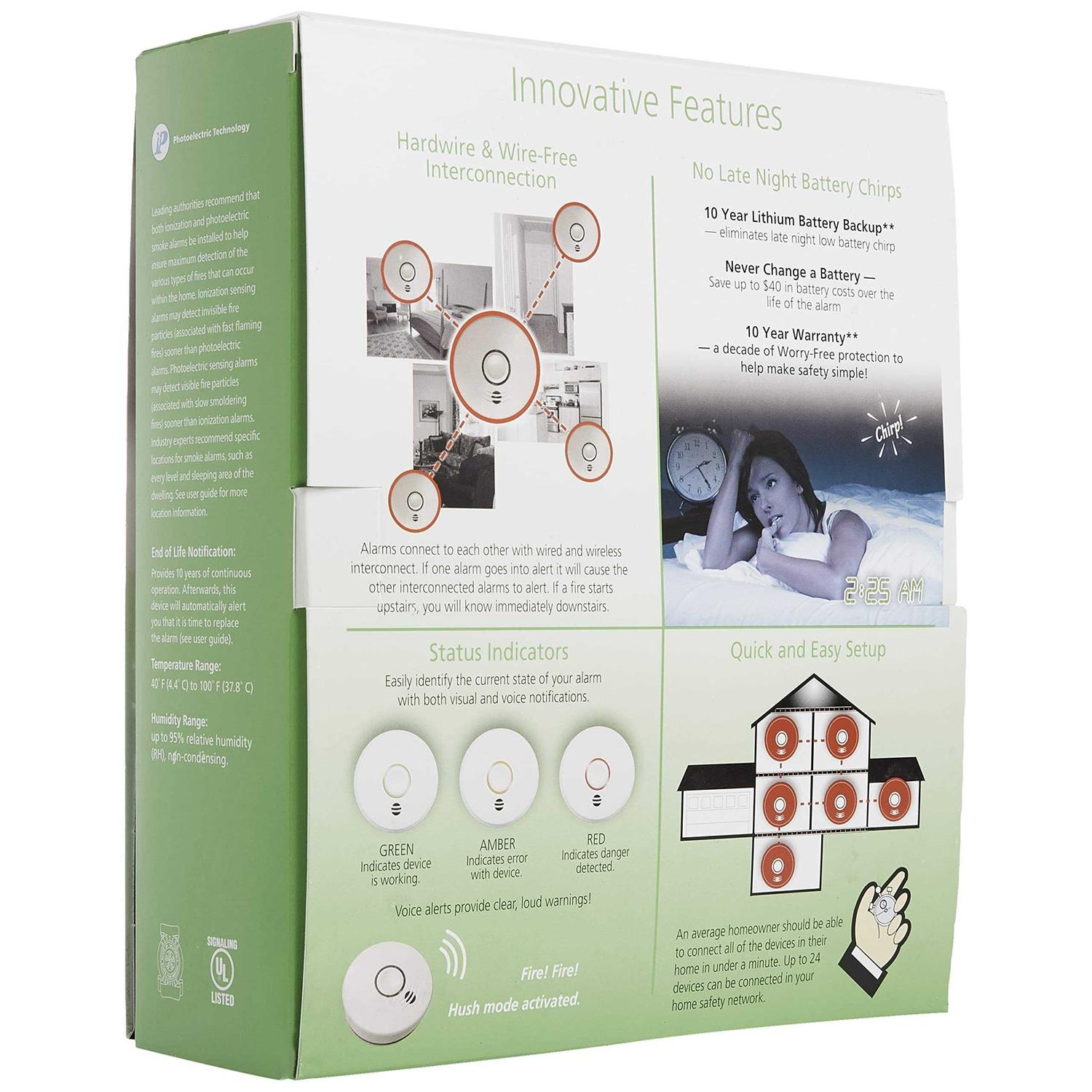 Kidde P4010ACS-W Smoke Alarm