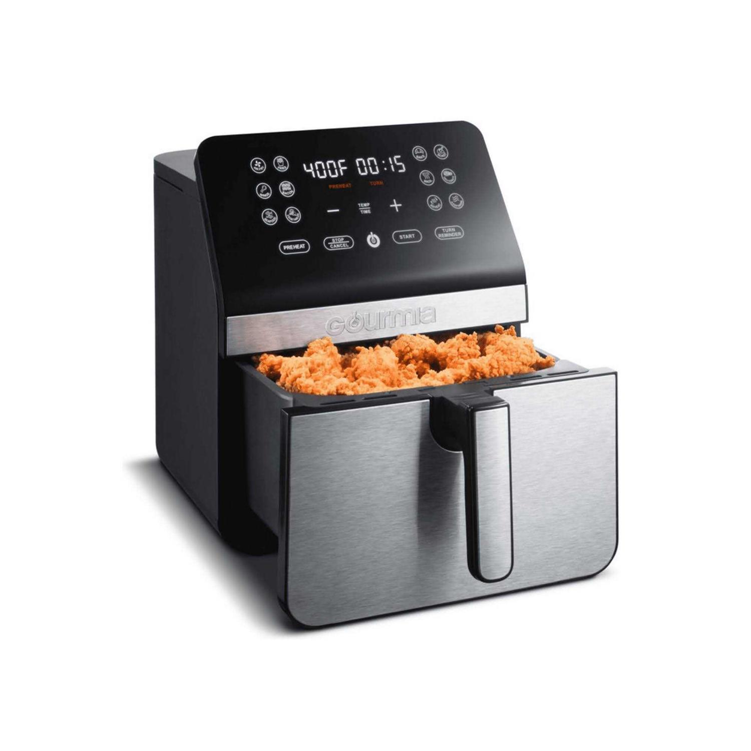Gourmia Gaf838 8-Qt Digital Air Fryer with Guided Cooking