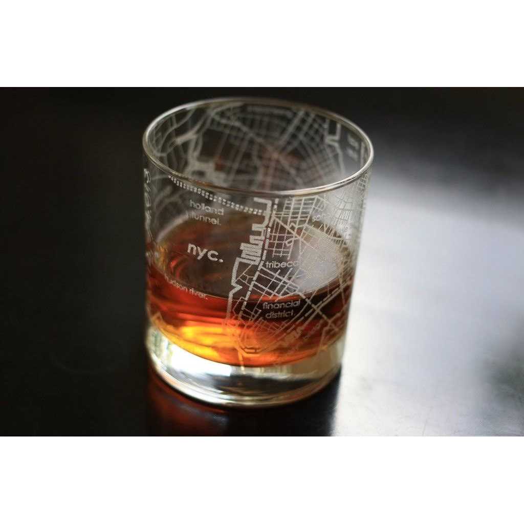 Well Told Design City Rocks Glass