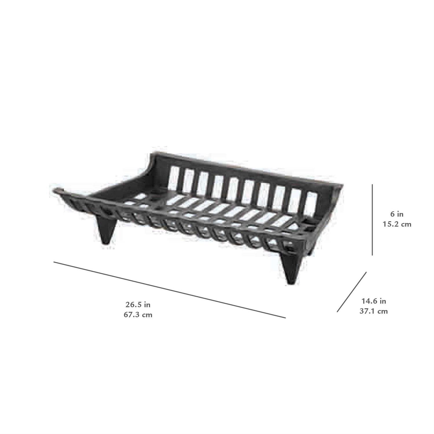 Pleasant Hearth Cg27 Cast Iron Grate,27