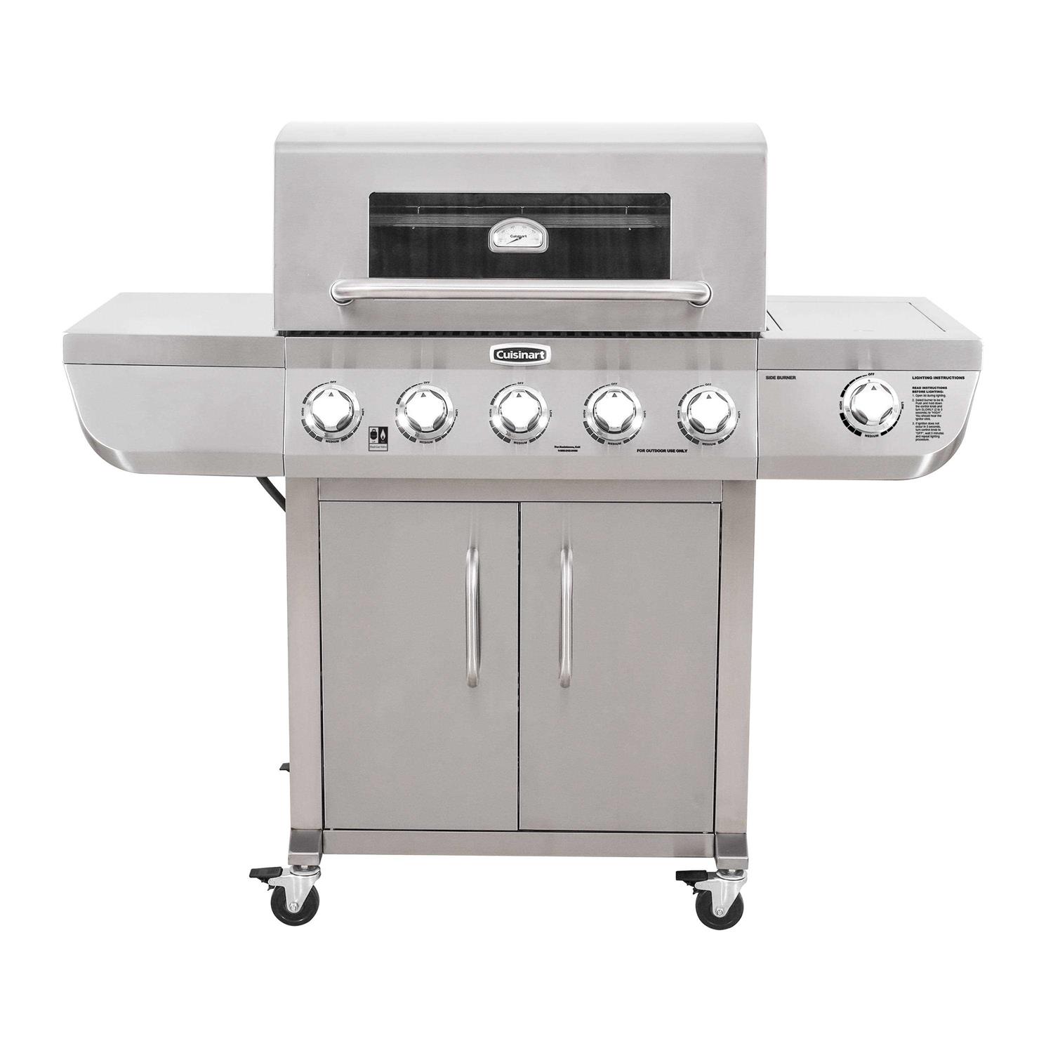 Cuisinart 5-Burner Dual Fuel Gas Grill