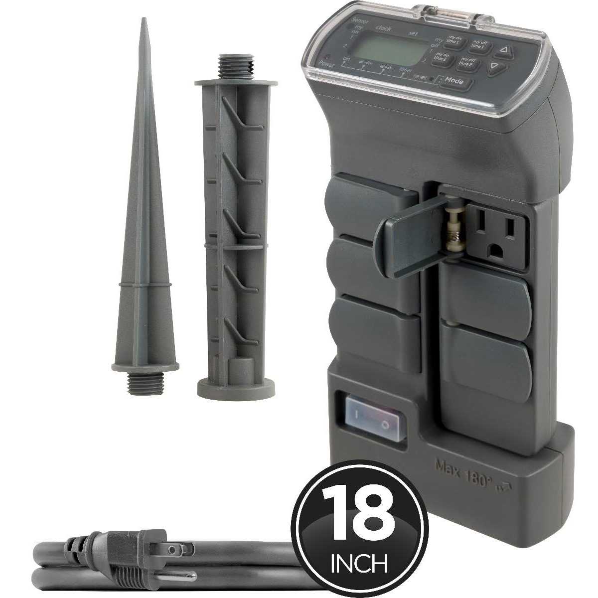 myTouchSmart Outdoor Digital Garden Stake Timer