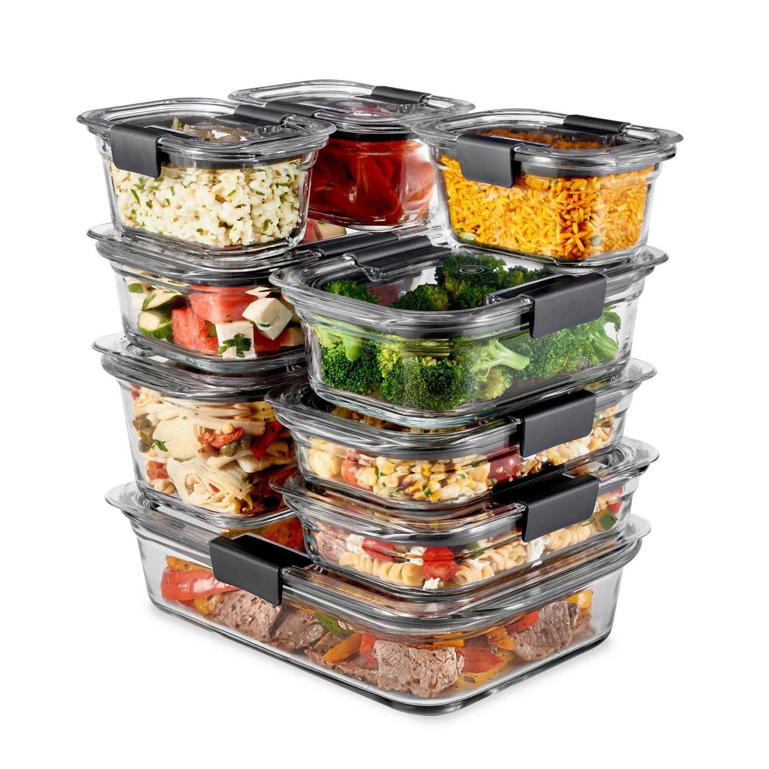 Rubbermaid Brilliance Glass Container