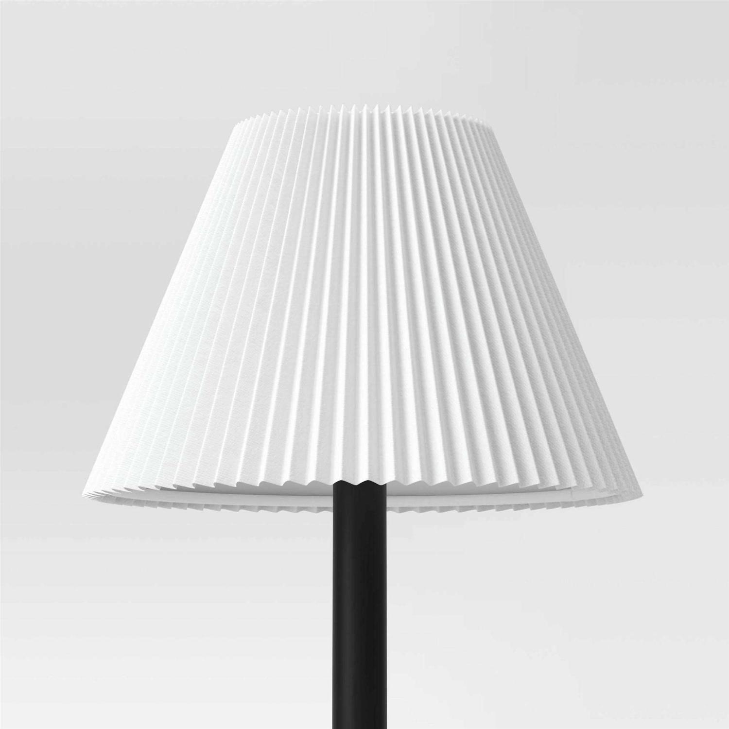 Threshold Pleated Lamp Shade White
