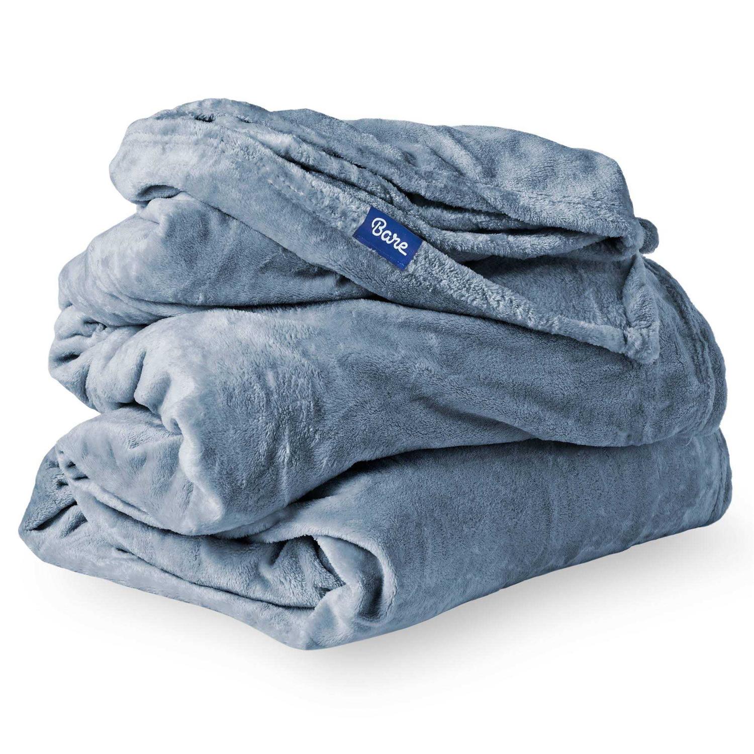 Bare Home Fleece Microplush Blanket