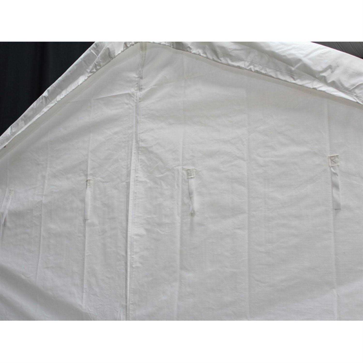 King Canopy 10 ft x 20 ft Carport Canopy Sidewall Kit w/ Flaps