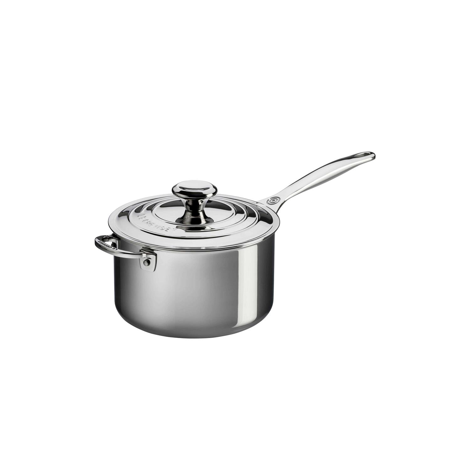 Le Creuset Stainless Steel Saucepan with Lid