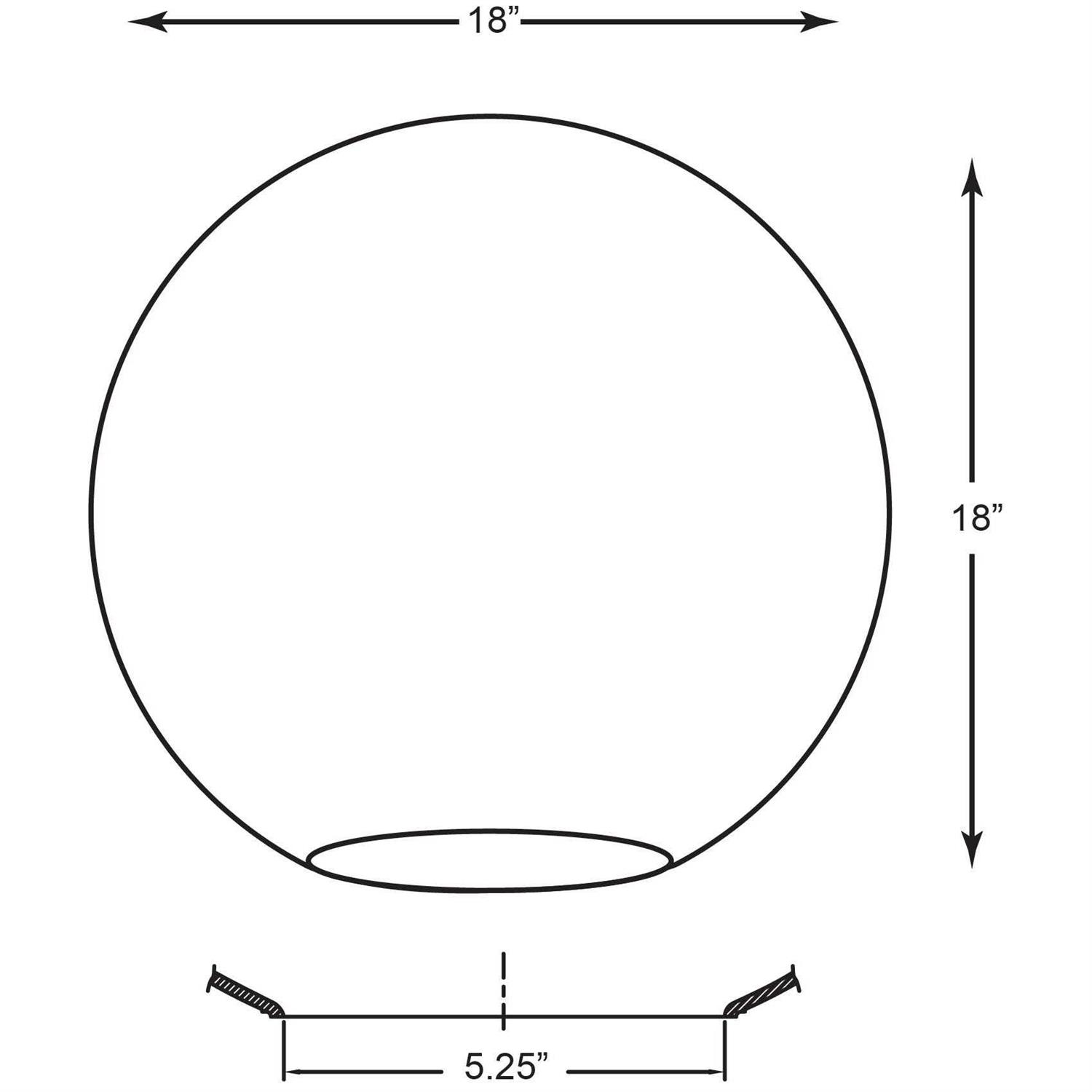 Solus Smooth Acrylic Globe