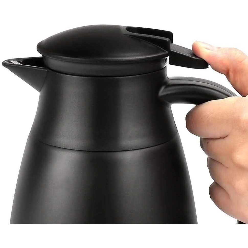 GearRoot 68oz Coffee Carafe Airpot Insulated Coffee Thermos Urn Stainless Steel Vacuum Thermal Pot Flask for Coffee