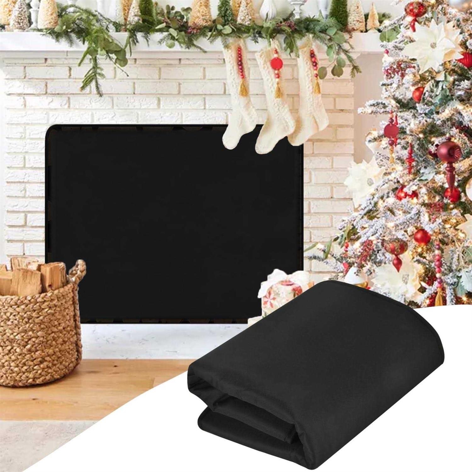 Magnetic Fireplace Cover for Inside Fireplace Stops Heat Loss Fireplace Blanket Draft Stopper for Winter & Summer
