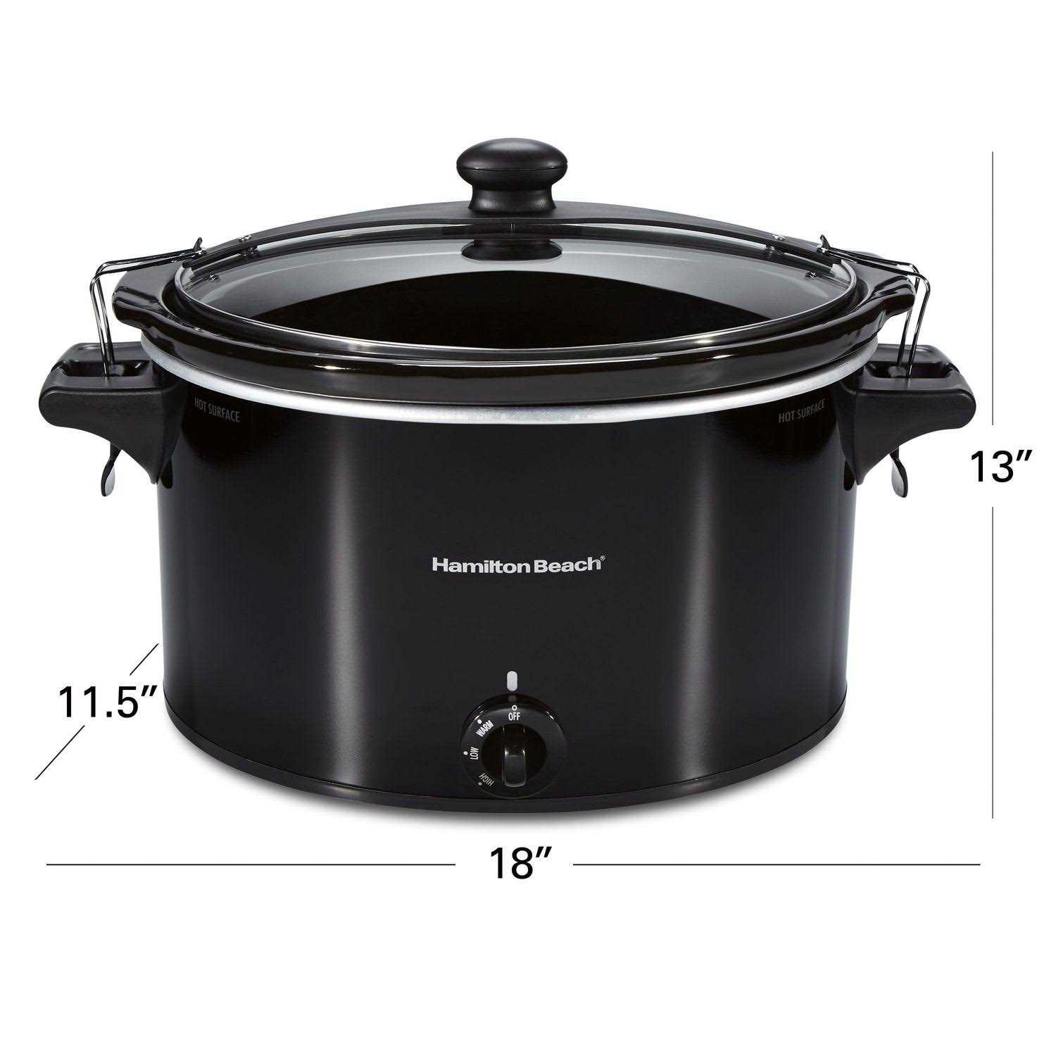 Hamilton Beach 10 Quart Extra-Large Stay or Go Slow Cooker