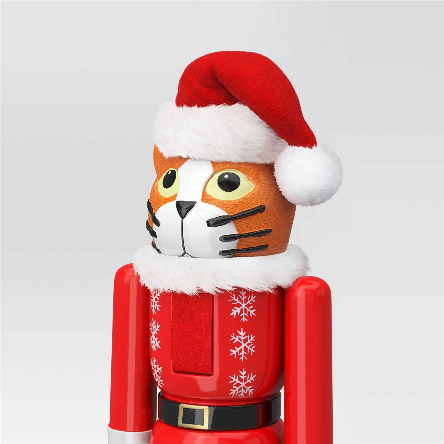 Wondershop Christmas Cat Nutcracker Figure