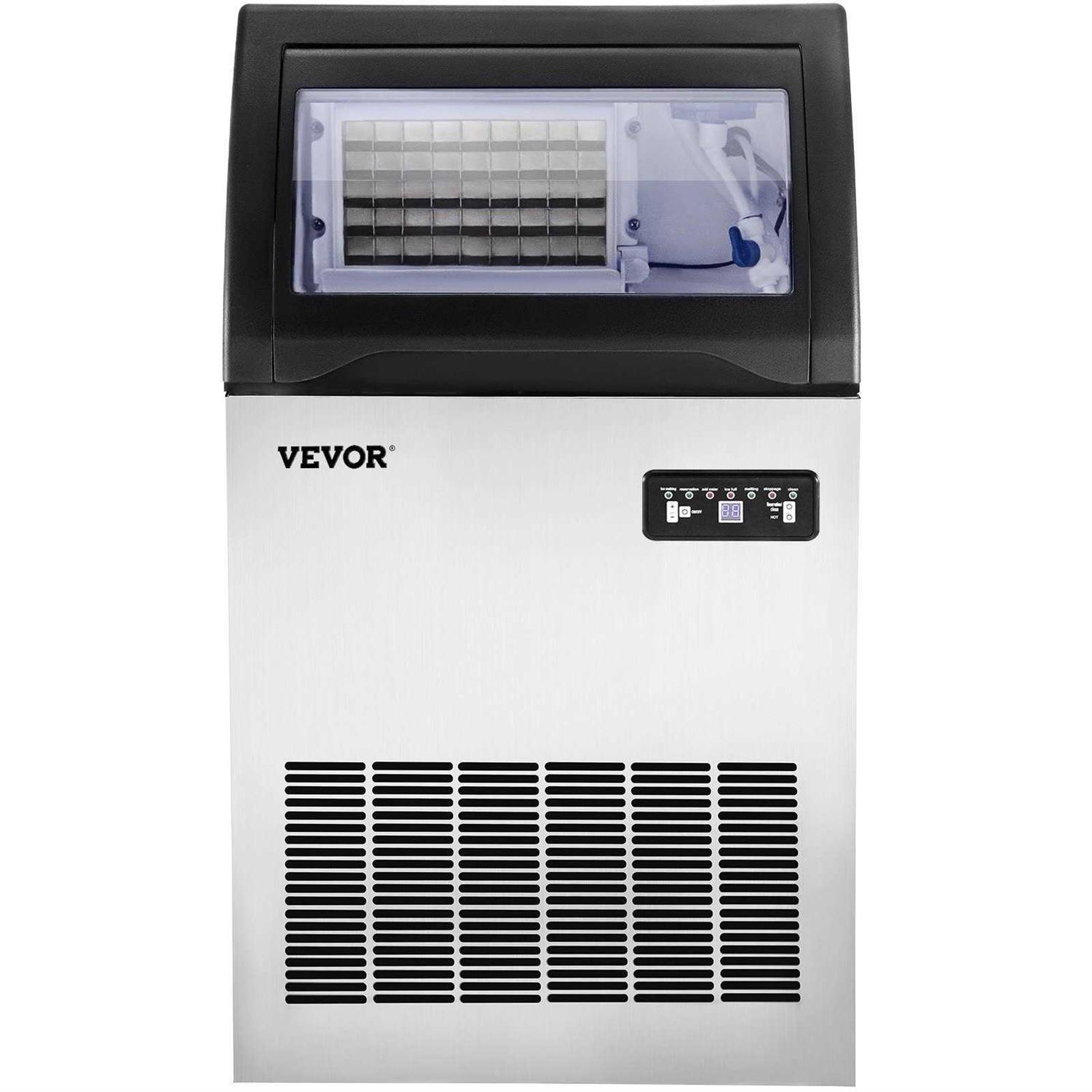 VEVOR 110V Commercial Ice Maker 360lbs/24H FBZBJSKF-D80F0001V1