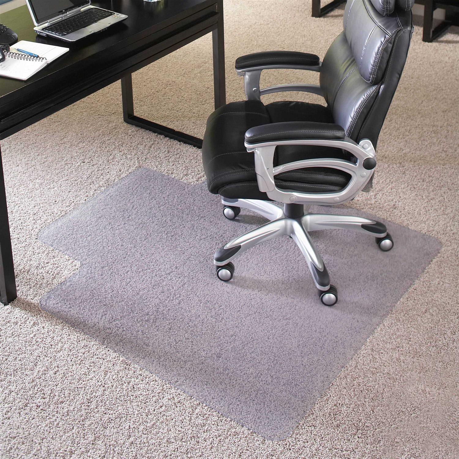 Flash Furniture Big Tall Carpet Chair Mat with Lip