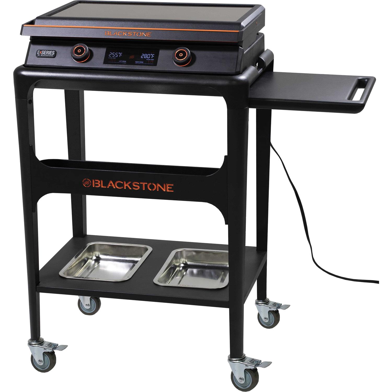 Blackstone E-Series 2-Burner 22 Electric Tabletop Griddle with Prep Cart
