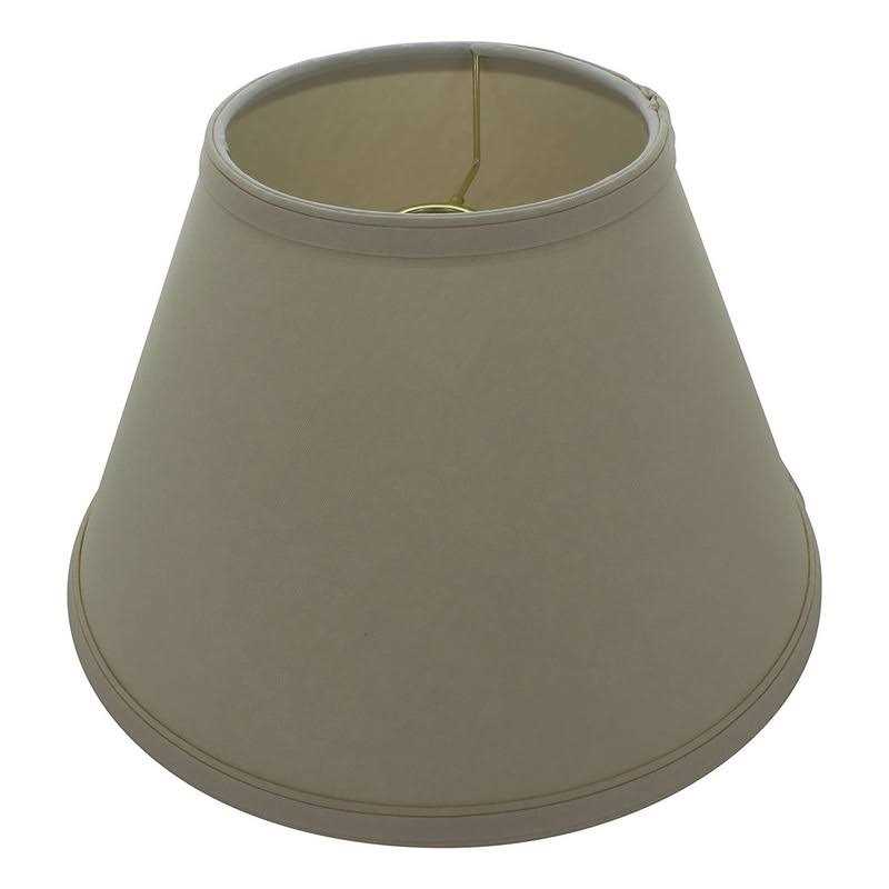 tabindeal Beige Linen 8 inch European Drum Lampshade with Uno Fitter