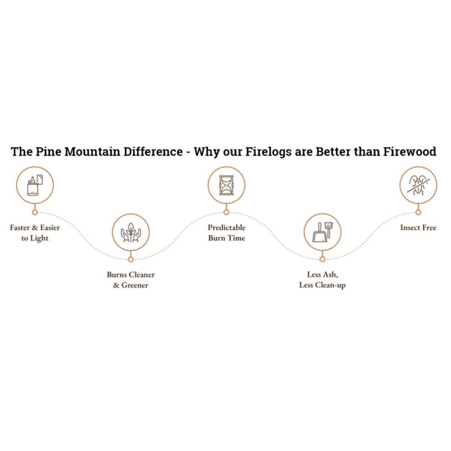 Pine Mountain 4 Hour Fire Log