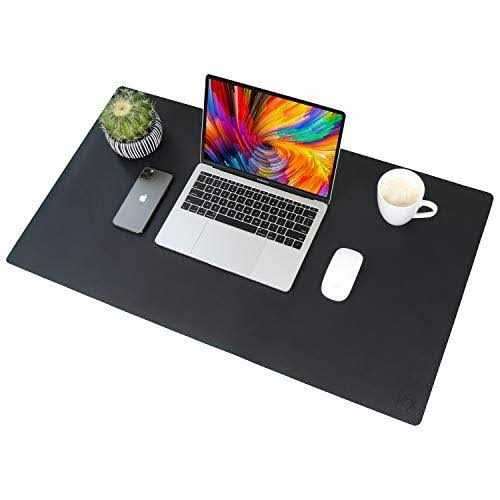 Leather Desk Pad Vine Creations Office Desk Mat Waterproof