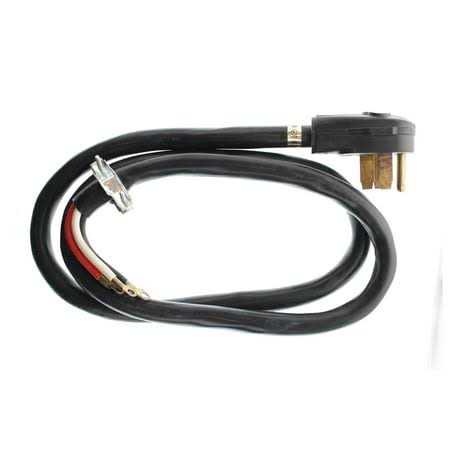 Utilitech 6-ft 4-Prong Black Range Appliance Power Cord