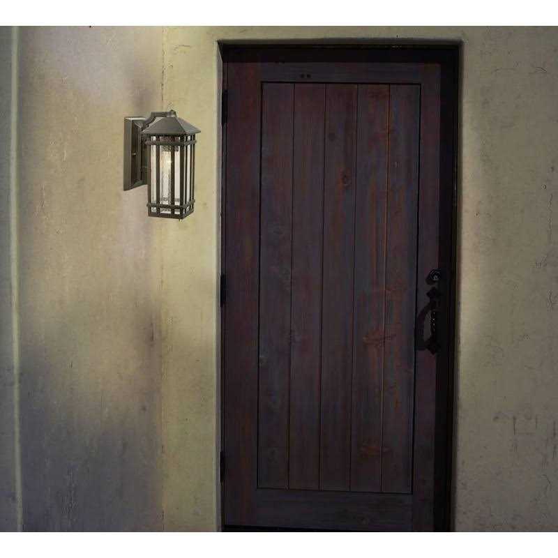 Kathy Ireland J du J Sierra Craftsman 10×22 High Bronze Outdoor Wall Light