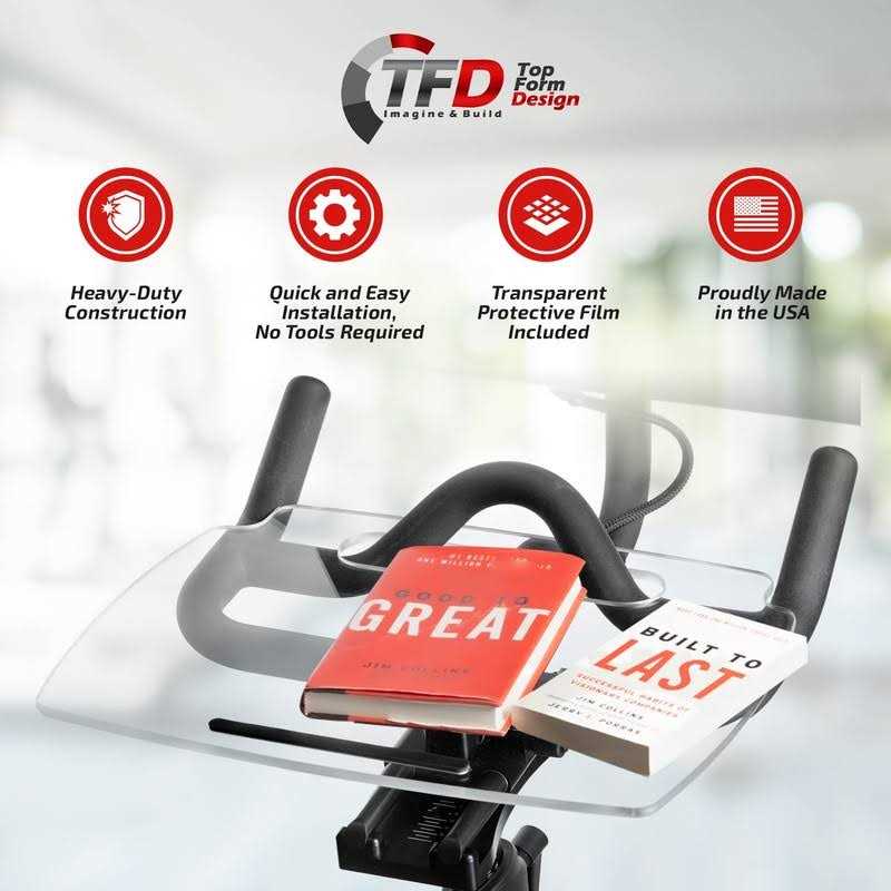 TFD The Tray Compatible with Peloton Bikes Made in The USA