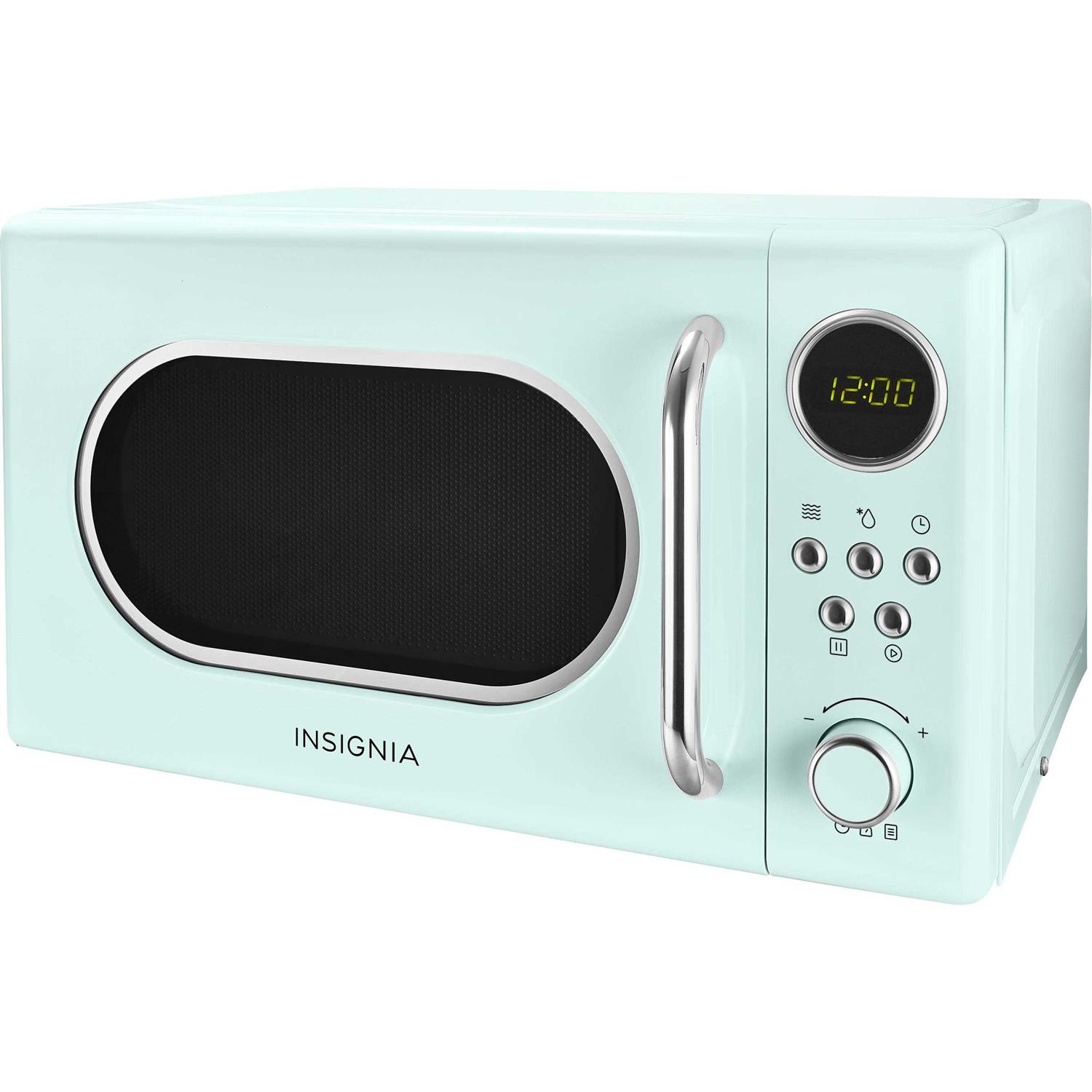 Insignia 0.7 Cu. Ft. Retro Compact Microwave