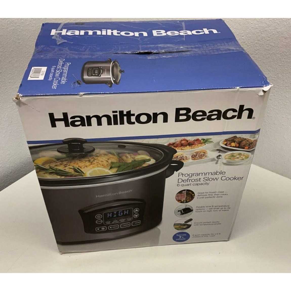 Hamilton Beach 6-qt Programmable Defrost Slow Cooker