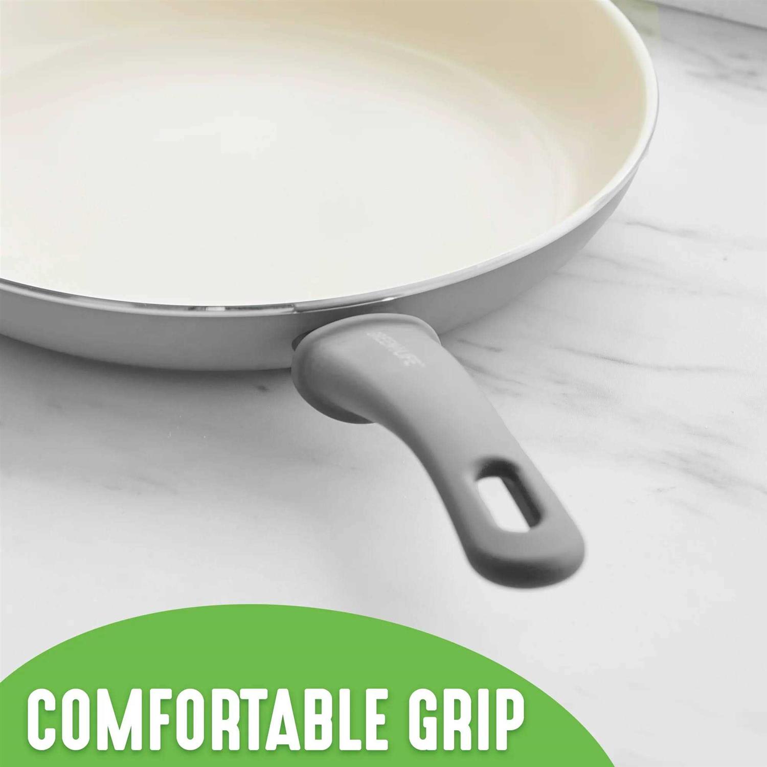 Greenlife 18-Piece Soft Grip Toxin-Free Healthy Ceramic Non-Stick Cookware Set