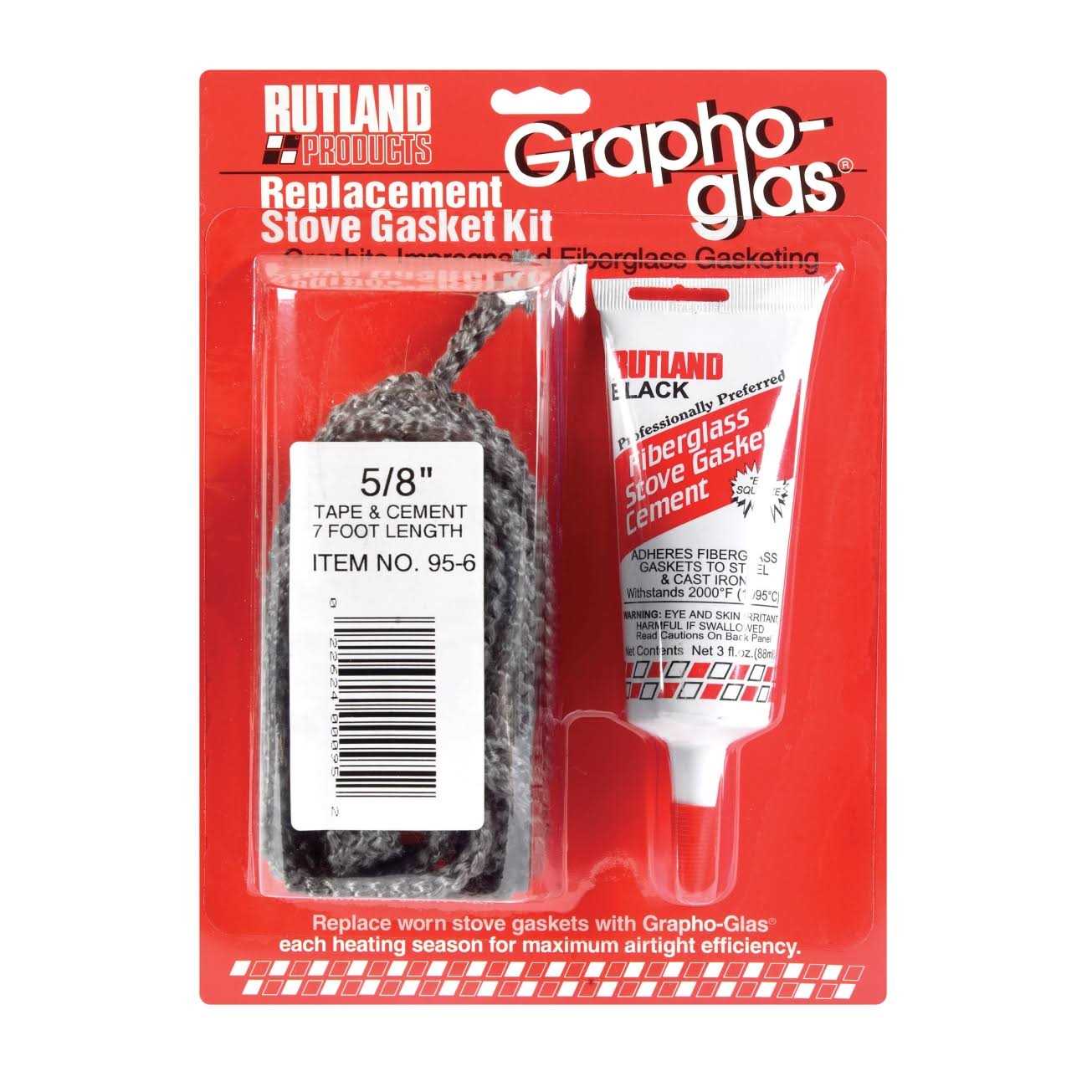 Rutland Grapho-Glas Stove Gasket Kit