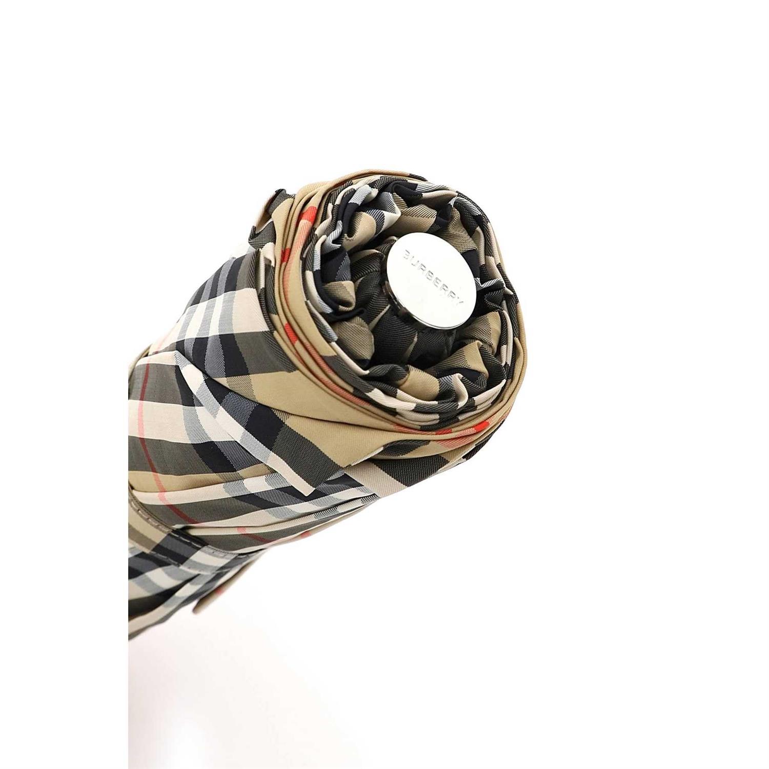 Burberry Trafalgar Check Folding Umbrella