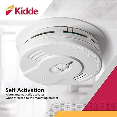 Kidde Smoke Detector 10-Year Battery LED Indicators