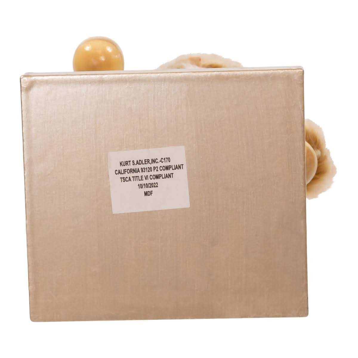 Kurt Adler 15 Wooden Rustic Glamour Nutcracker