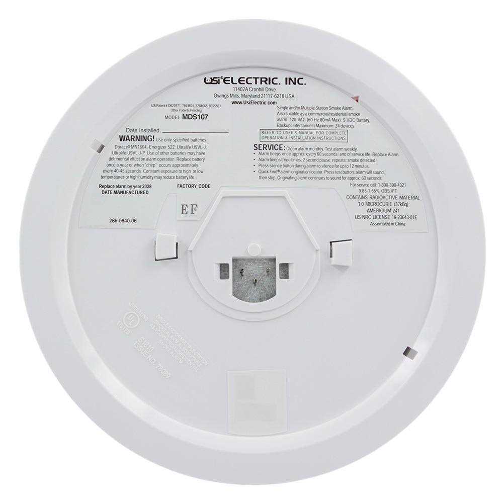 USI IoPhic Smoke Detector & Fire Alarm MDS107