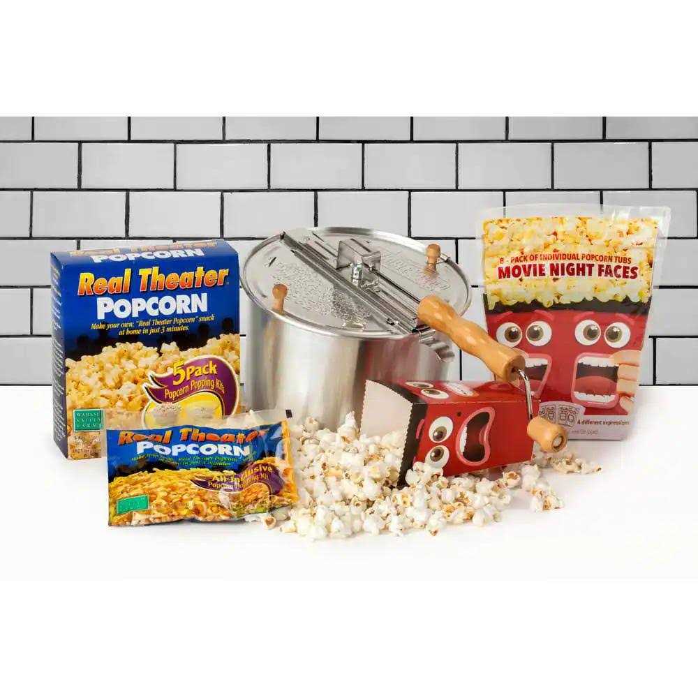 Whirley Pop 6 Qt. Aluminum Popcorn Popper Set