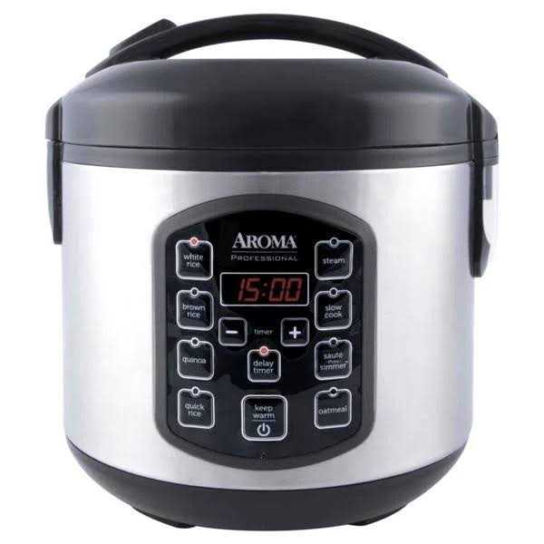 L’aroma 8 Cup Digital Rice Cooker Steamer