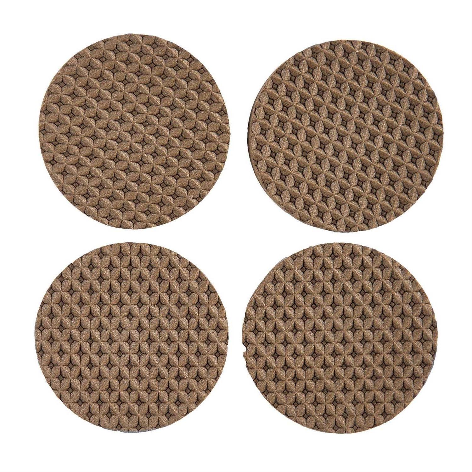 Scotch Gripping Pads 1.5 in. Diameter Brown