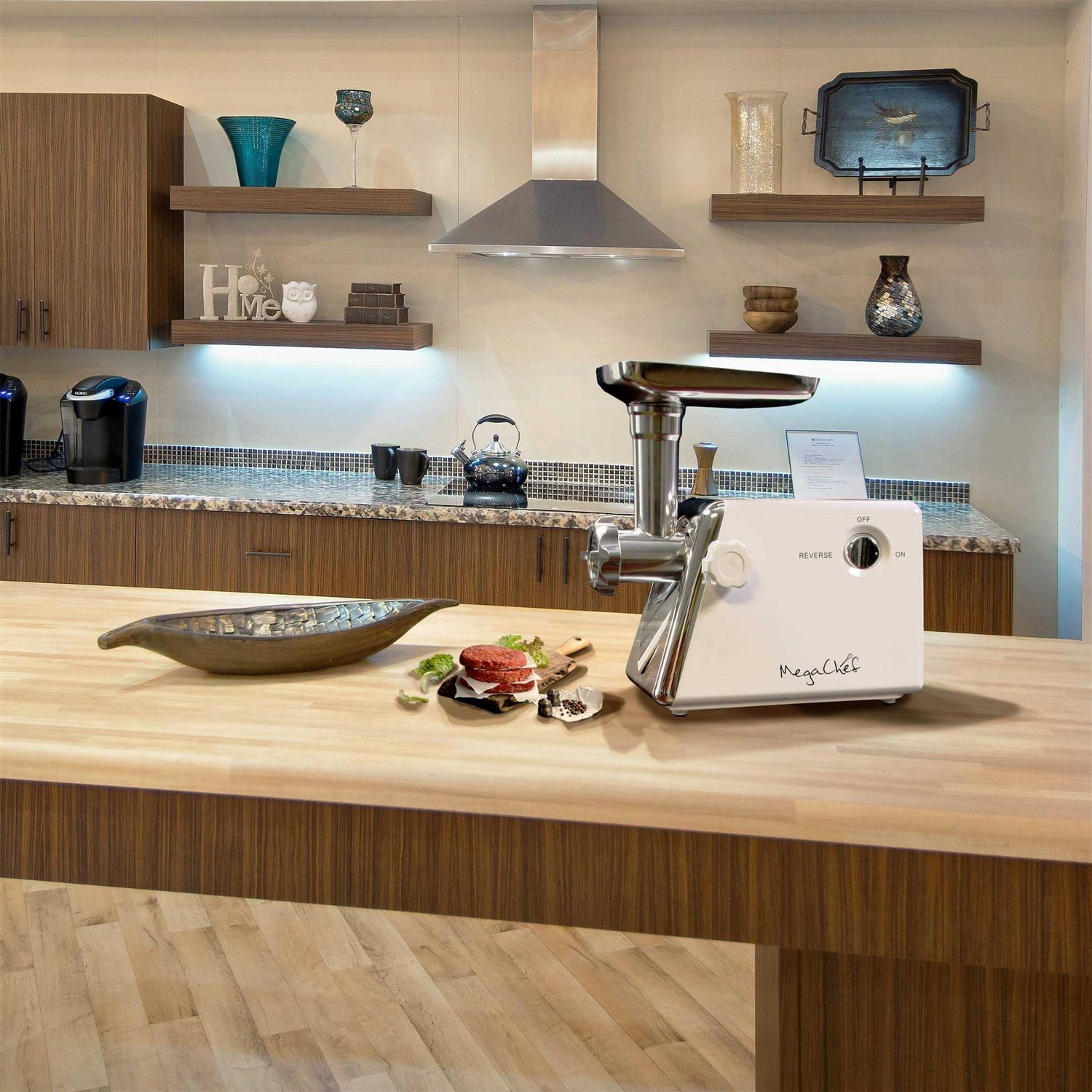 MegaChef 1200 Watt Ultra Powerful Automatic Meat Grinder