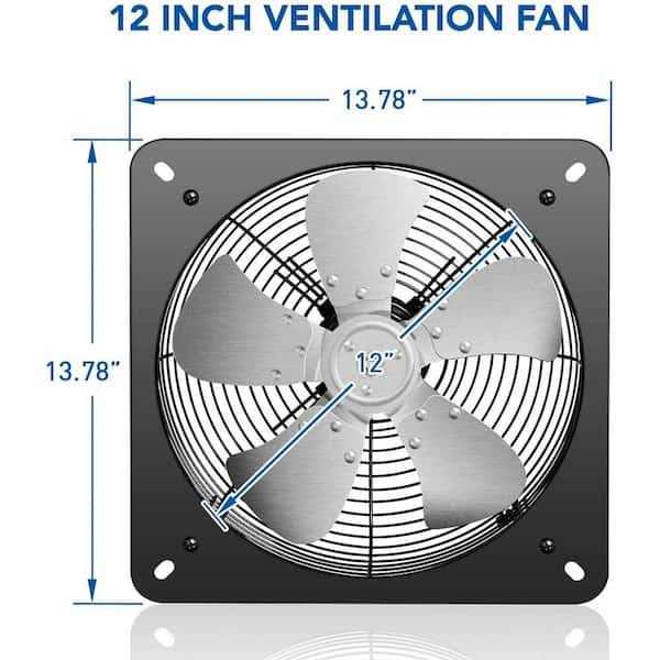 Xppliance 12 in. Exhaust Fan Aluminum