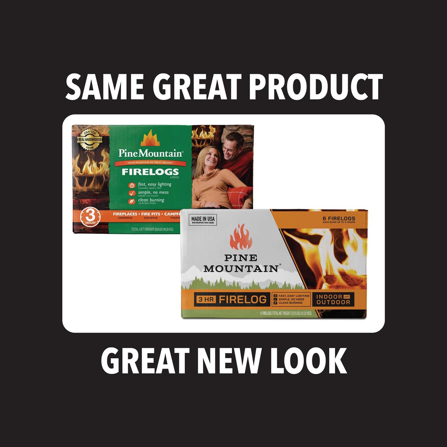 Pine Mountain 3 Hour Fire Log