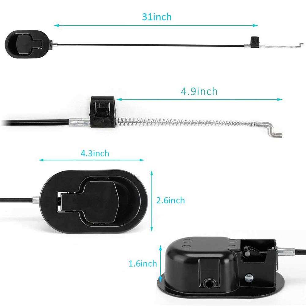 Ttmagic Metal Recliner Handle Replacement Parts With Cable, Couch Release Lever Pull Handle, Fits Ashley and Most Recliner Sofa Brand