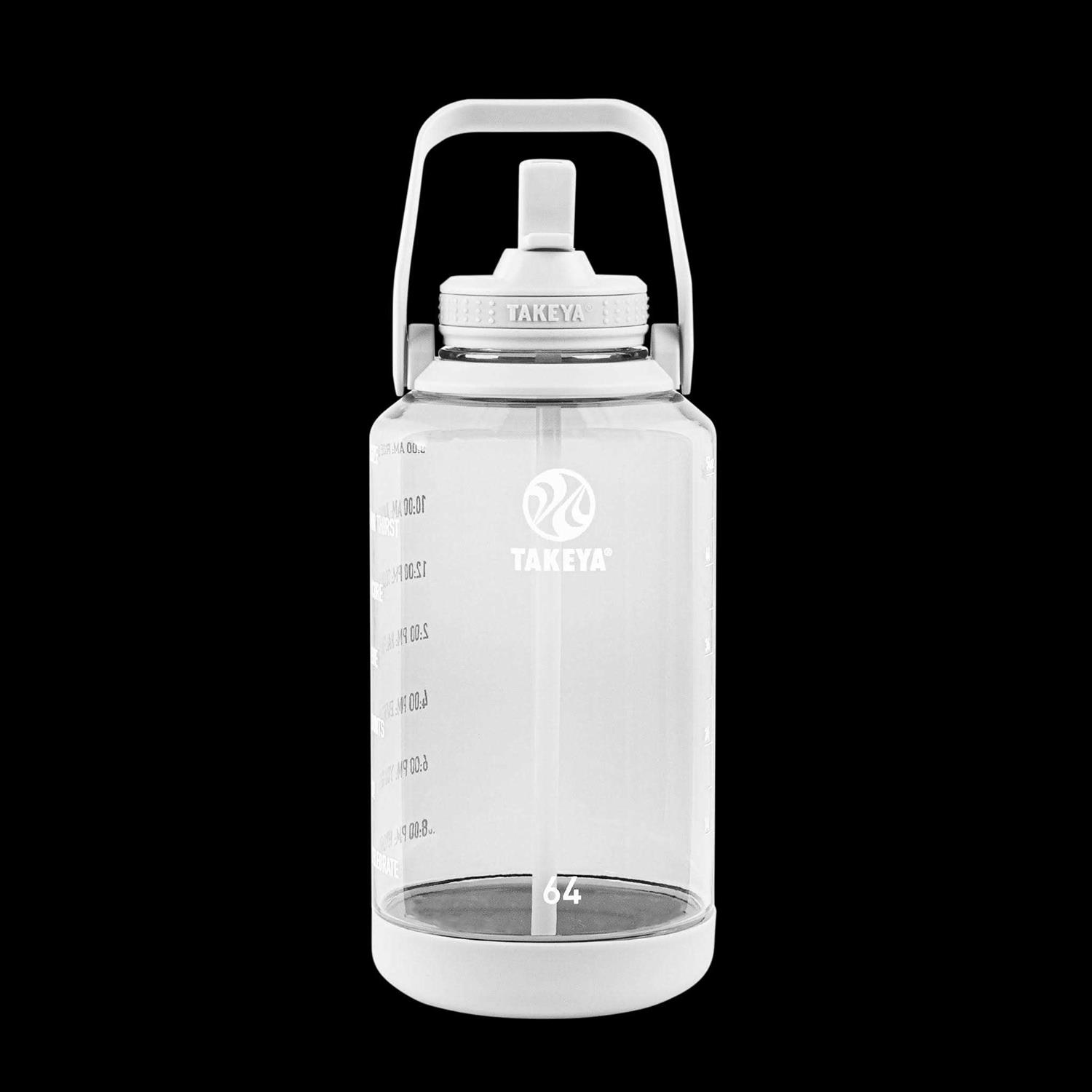 Takeya Motivational Tritan Straw Water Bottle