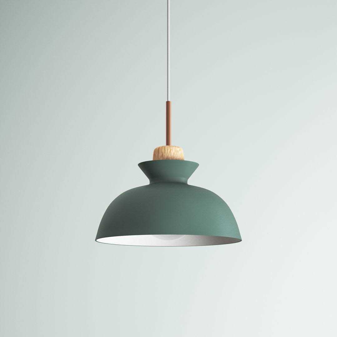 Zipcode Design™ Brashear 1 Light Single Dome Pendant Shade