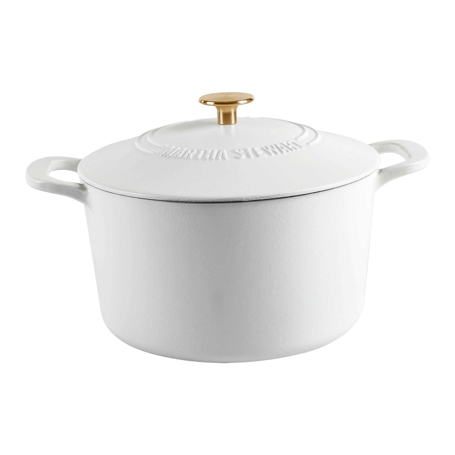 Martha Stewart Gatwick 7 qt Enamel Cast Iron Dutch Oven
