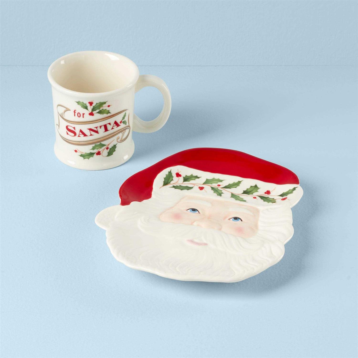 Lenox Holiday 2-Piece Cookies For Santa Set