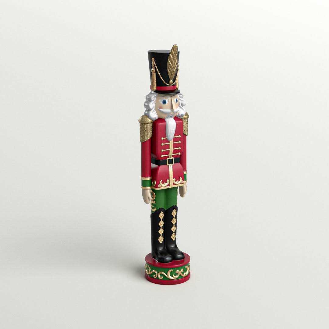 Haute Decor 37 Inch Indoor/Outdoor Christmas Nutcracker