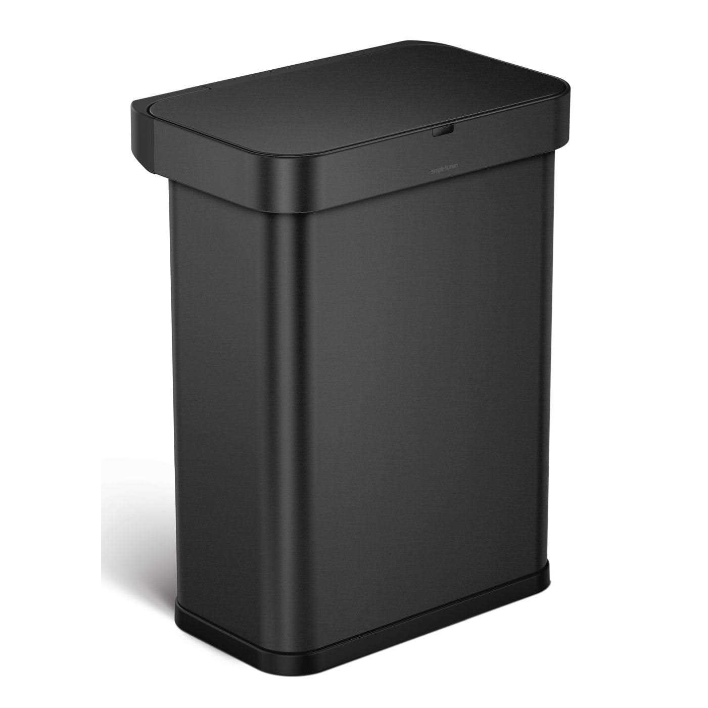 simplehuman 58L rectangular sensor can with voice control