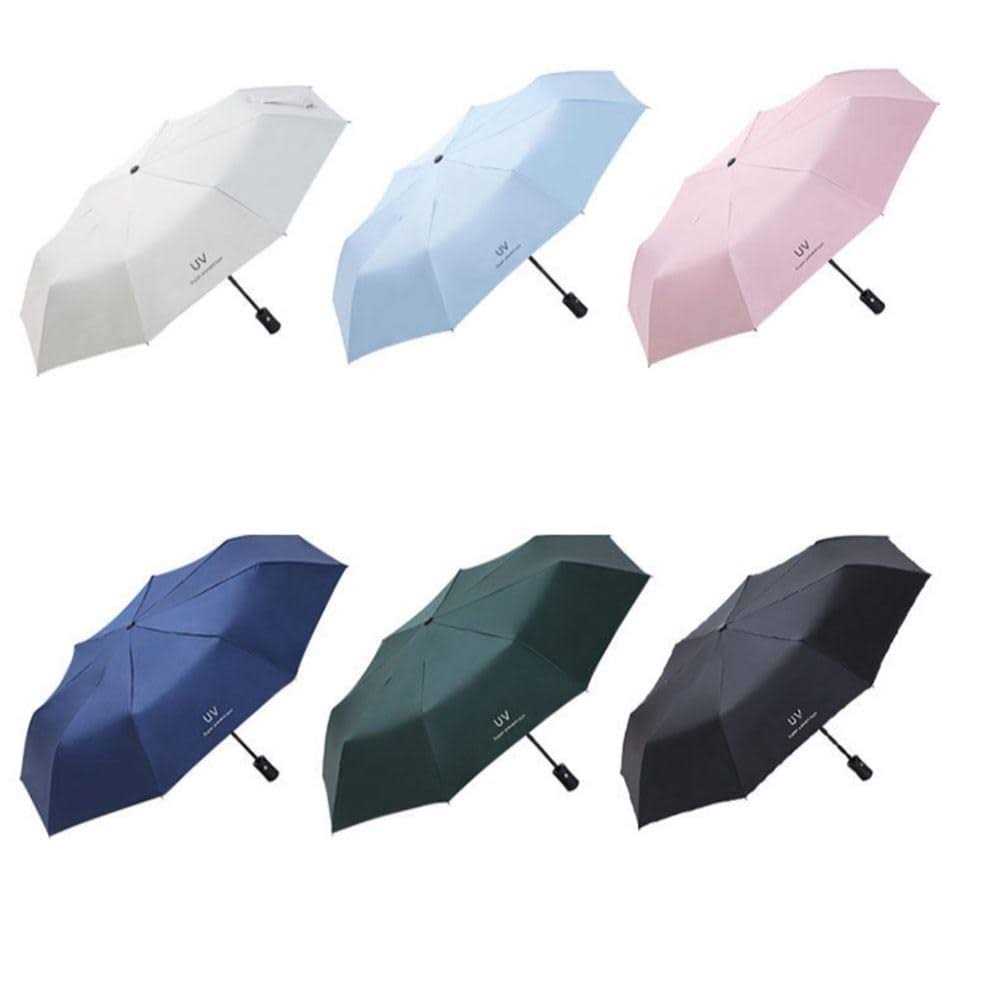 Automatic umbrella windproof travel umbrella windproof small lightweight sturdy steel shaft mini folding and portable backpack car purse men and