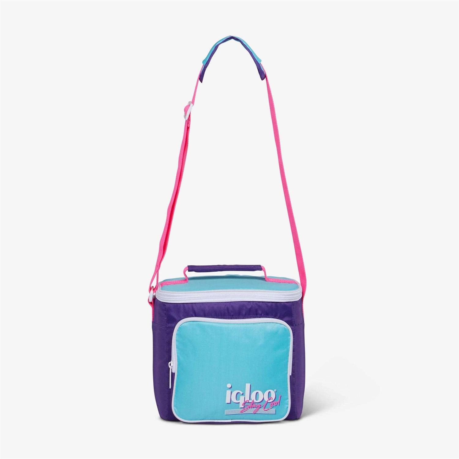 Igloo 90s Retro Collection Square Neon Lunch Box Cooler Bag
